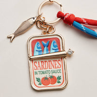 Sardine Tin Keychain Pink