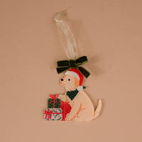 Acrylic Ornament-Santa Paws