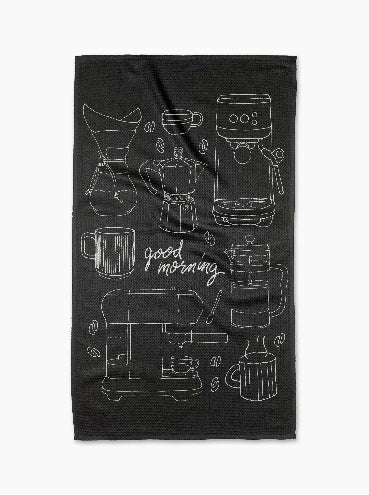 Good Morning Coffee Tea Towel