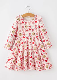 Christmas Cookie Twirl Dress