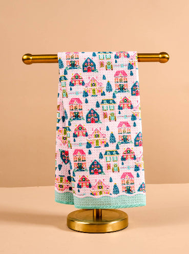 Sugarplum Lane Tea Towel