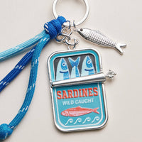 Sardine Tin Keychain Pink