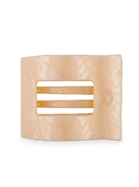 Flat Rectangle Hair Clip | Large | Soft Surf