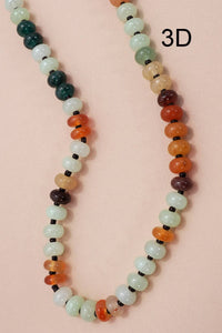 NATURAL AGATE GLASS Necklace