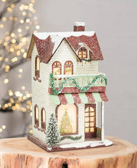 Lighted House with Balcony