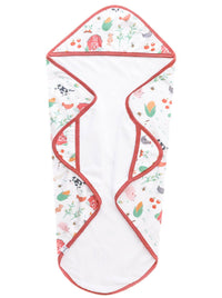 Farm Life Knit Hooded Towel