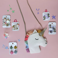 Rainbow Unicorn Hair Clips