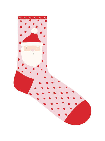 Whimsy Santa Head Socks