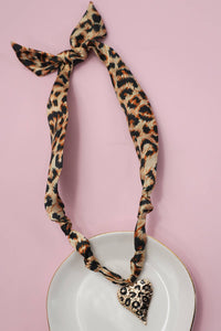 HANDMADE SCARF CHARM NECKLACE