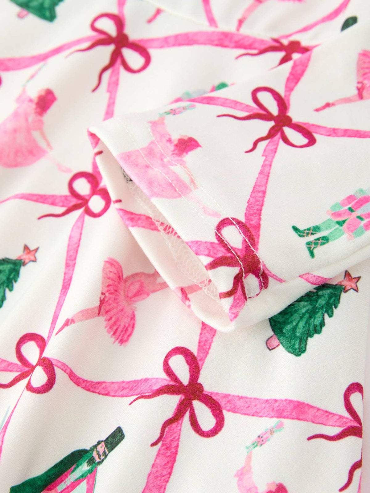 Ballet Christmas Bow Flare Dress
