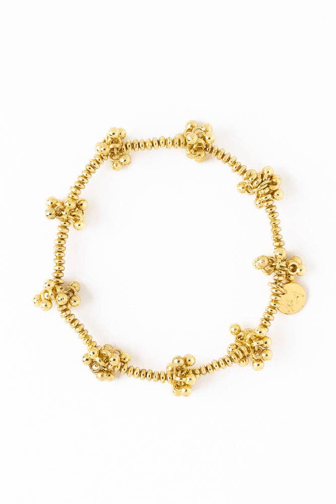 Kate Brass Cluster Bracelet