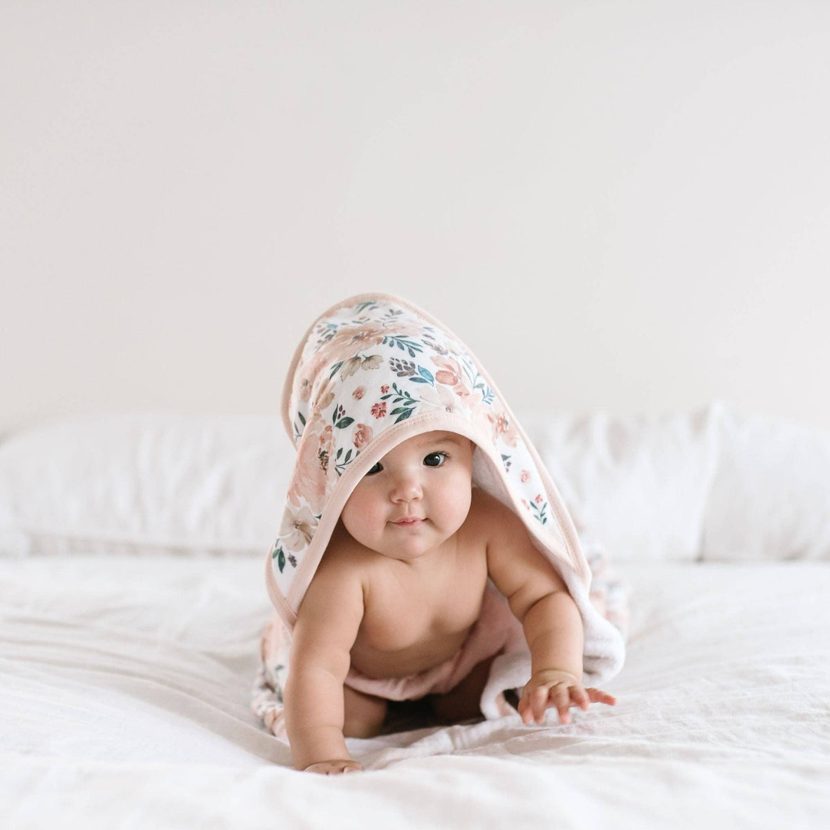 Premium Baby Knit Hooded Towel - Autumn