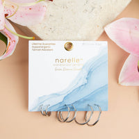 Waterproof Classic Hoop Earring Trio