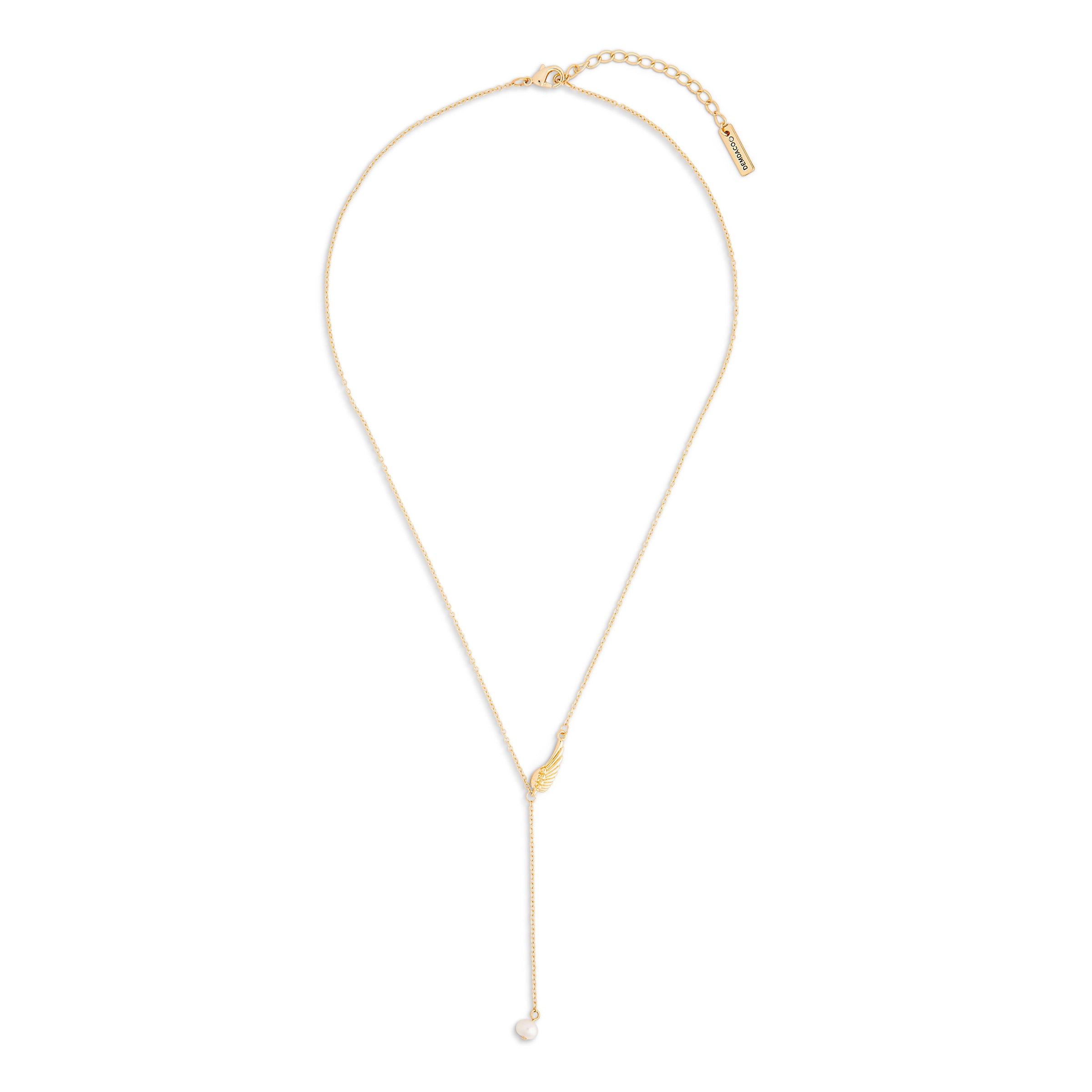 Dainty Wing Necklace- Gold