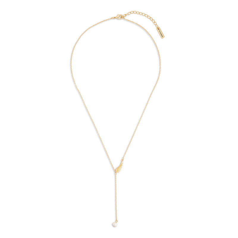 Dainty Wing Necklace- Gold