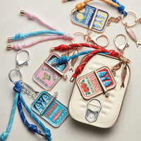 Sardine Tin Keychain Pink