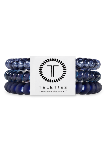 Spiral Hair Coils | Small | Nightfall Navy Hair Ties