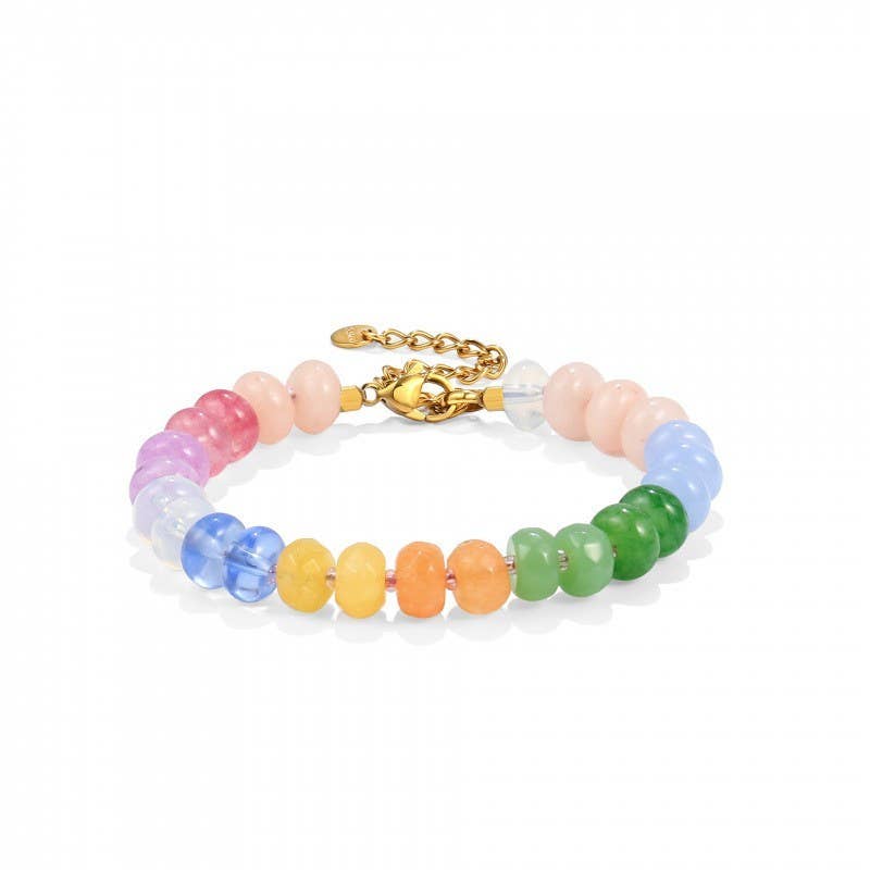 BOHO RESIN BEADED BRACELET