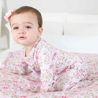 Bows in Bloom Ruffle Footie