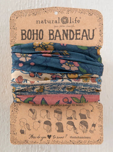 Blue Riviera Boho Bandeau