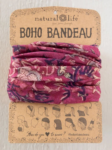 Mauve Vines Boho Bandeau