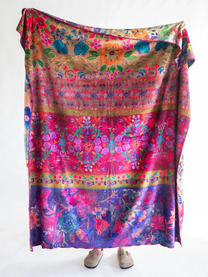 Jewel Tones Reversible Blanket