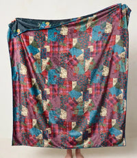 Aspen Patchwork Reversible Blanket