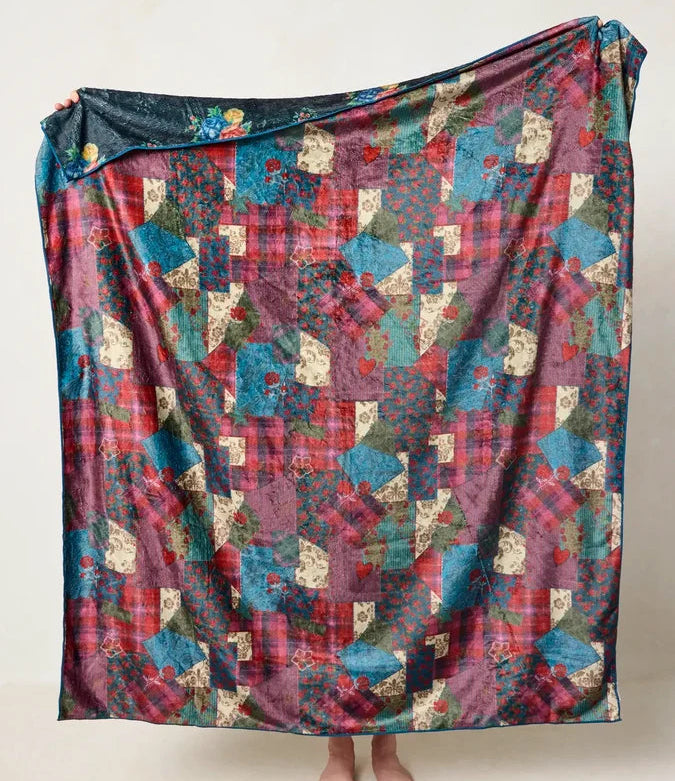 Aspen Patchwork Reversible Blanket