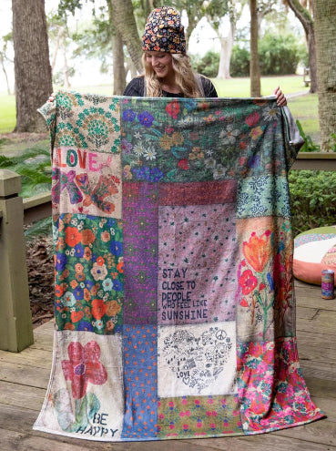Be Happy Reversible Blanket