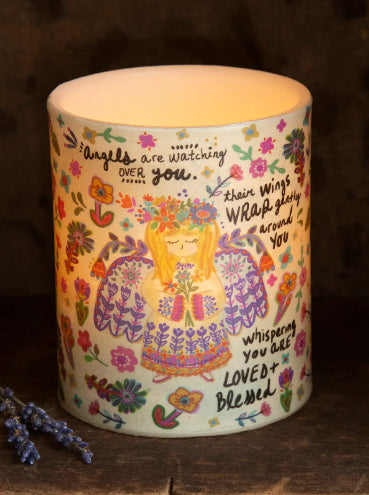 Flameless Candle - Angels Watching - Thumbnail 3