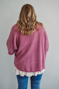 Mauve Moment Cardigan