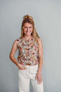 Cottage Rose Vest