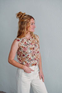 Cottage Rose Vest