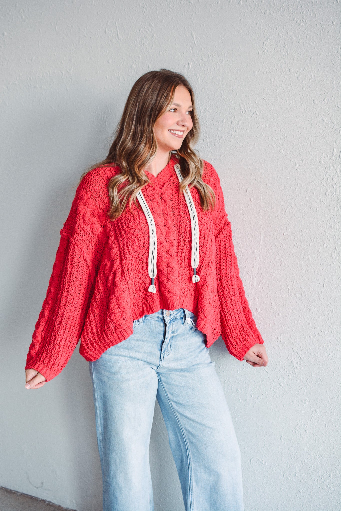 Red Cozy Ridge Hoodie