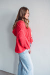 Red Cozy Ridge Hoodie