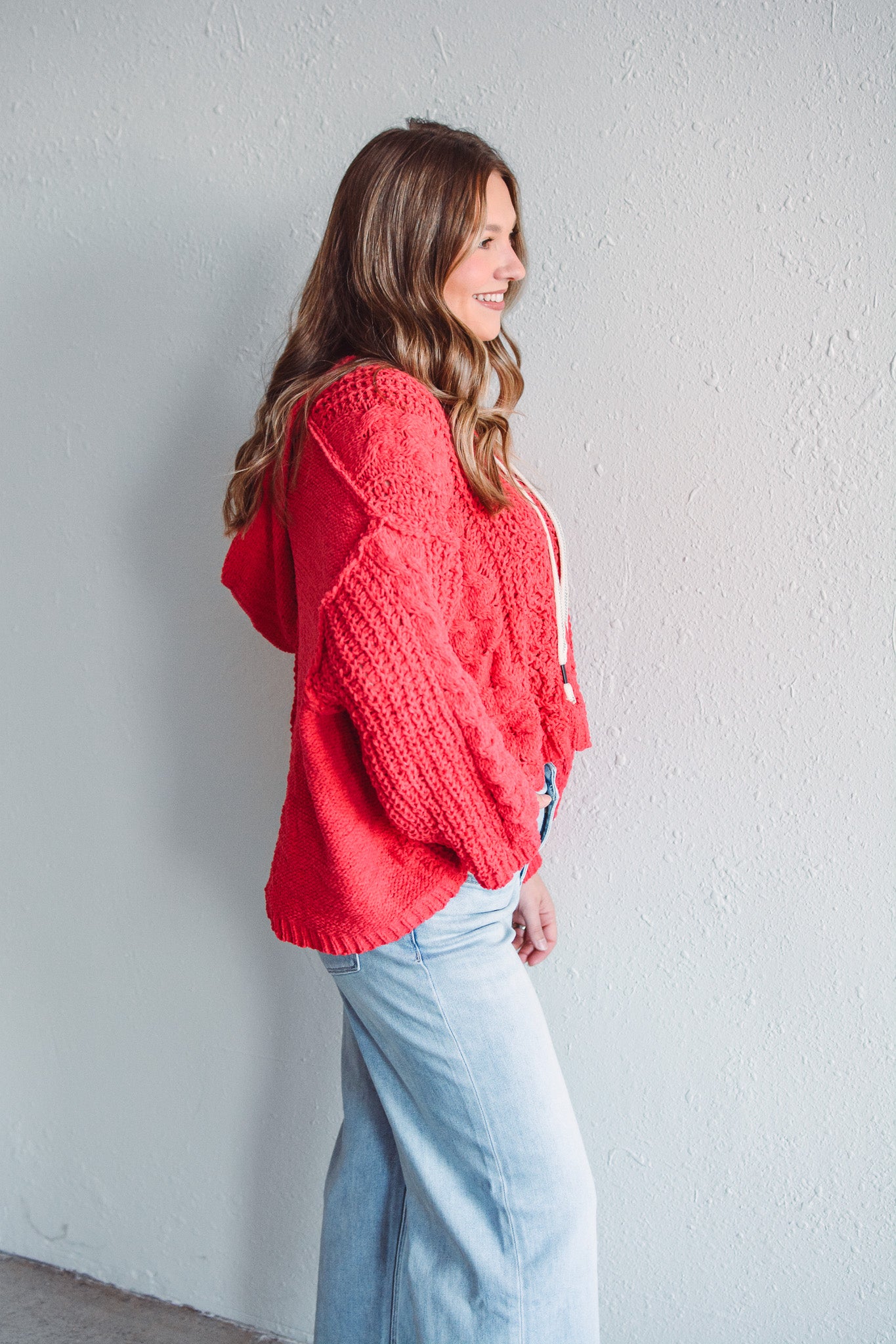 Red Cozy Ridge Hoodie