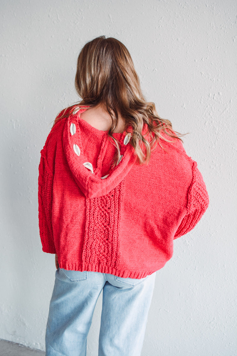 Red Cozy Ridge Hoodie