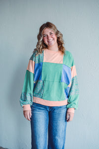 Rosalie Patchwork Top