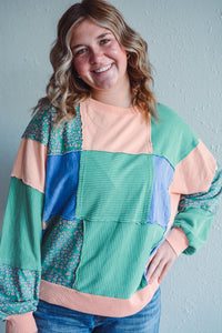 Rosalie Patchwork Top