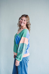 Rosalie Patchwork Top