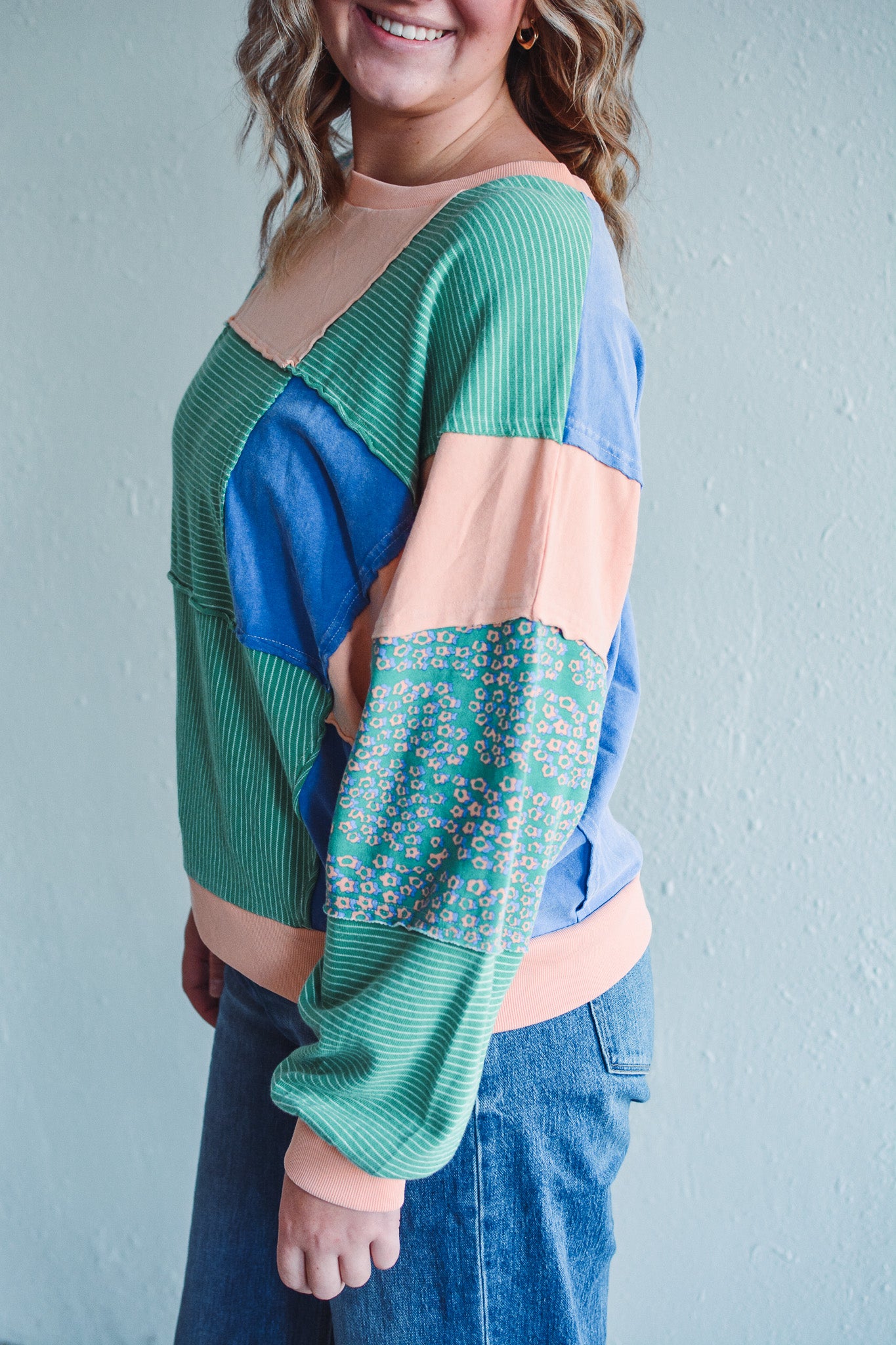 Rosalie Patchwork Top