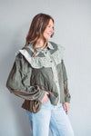Olive Gauze Top