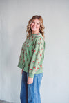 Ally Green Pullover