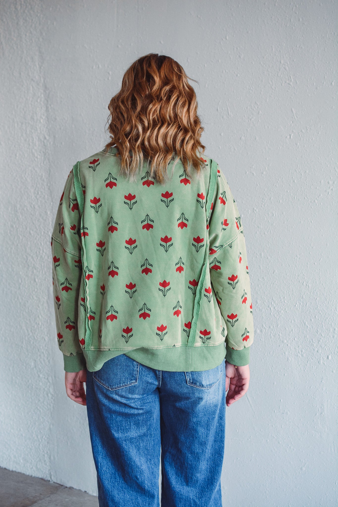 Ally Green Pullover