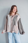 Beige Fusion Quilted Jacket