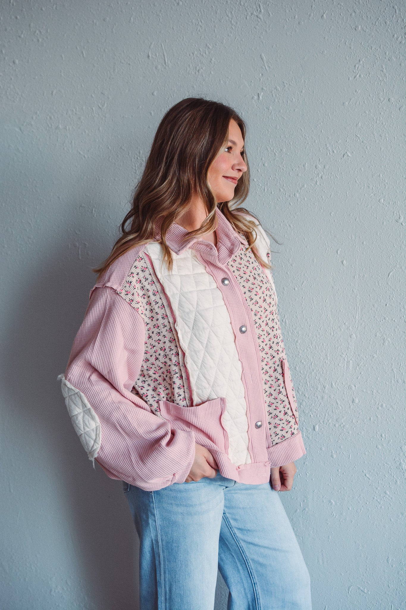 Blush Fusion Quilted Jacket