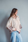 Tatum Hooded Beige Top