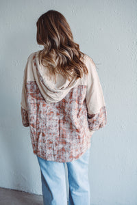 Tatum Hooded Beige Top