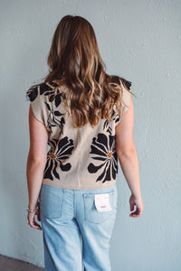 Beige Vermont Sweater Top