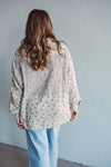 Whitney Khaki Gauze Top